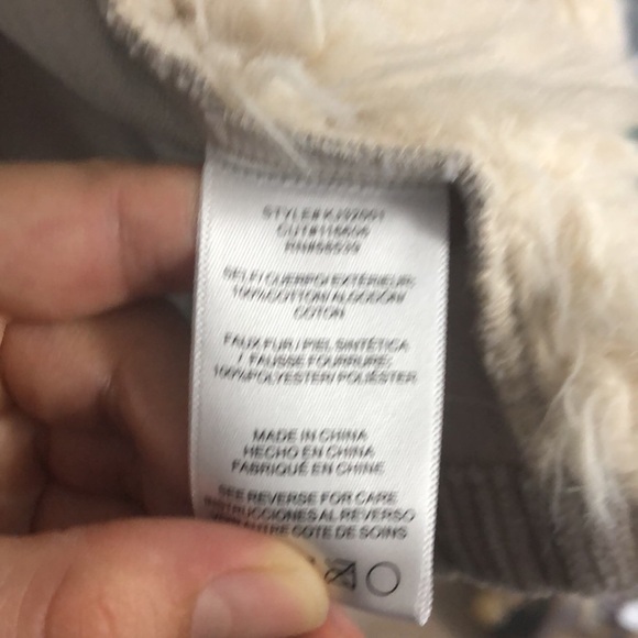 Kut from the Kloth Faux Fur Lined Classic Corduroy Shacket in Grey - Picture 10 of 10